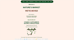 Desktop Screenshot of natures-market.com